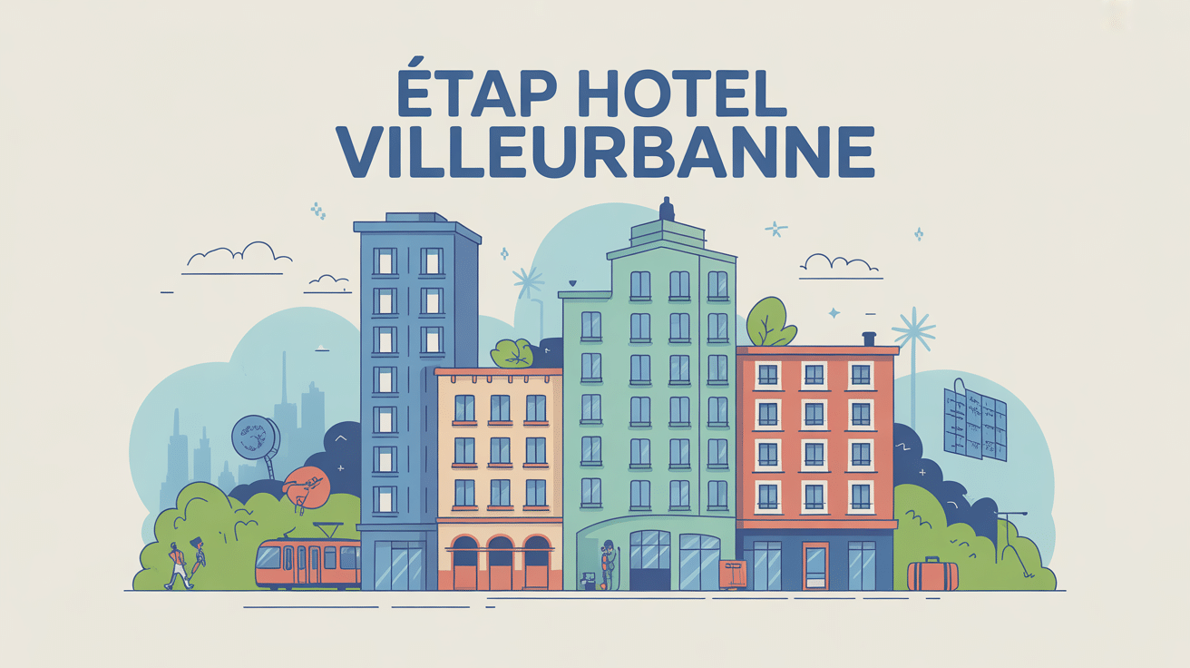 Illustration Etap Hotel Villeurbanne avec hôtels économiques proches de Lyon