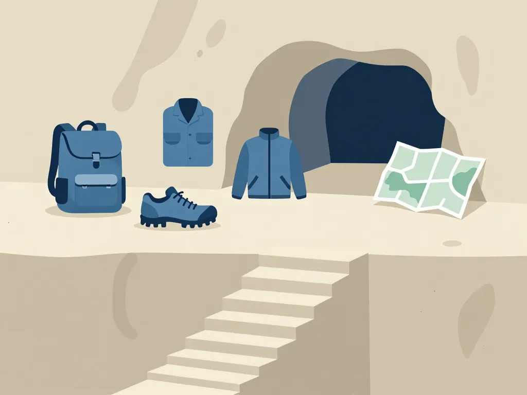 diagramme préparation visite grotte de domme équipement