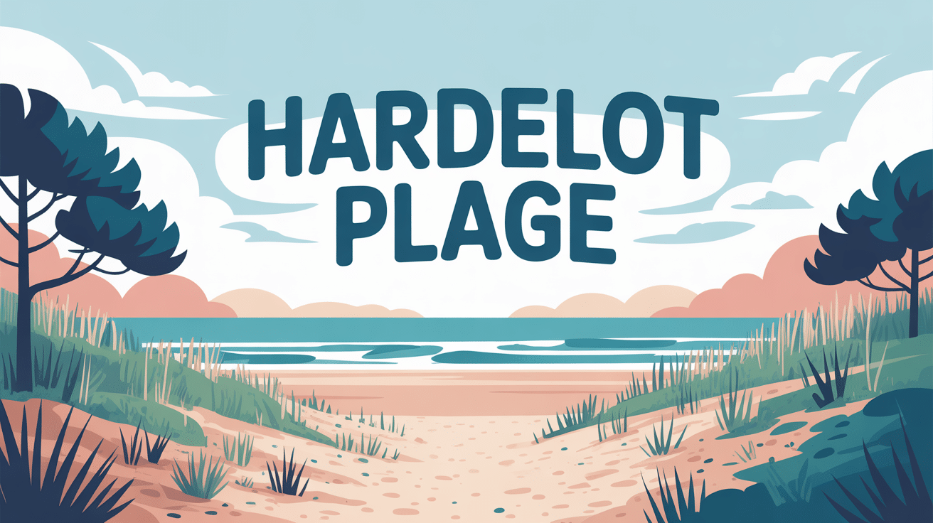 Illustration de Hardelot Plage entre plage, dunes et villas