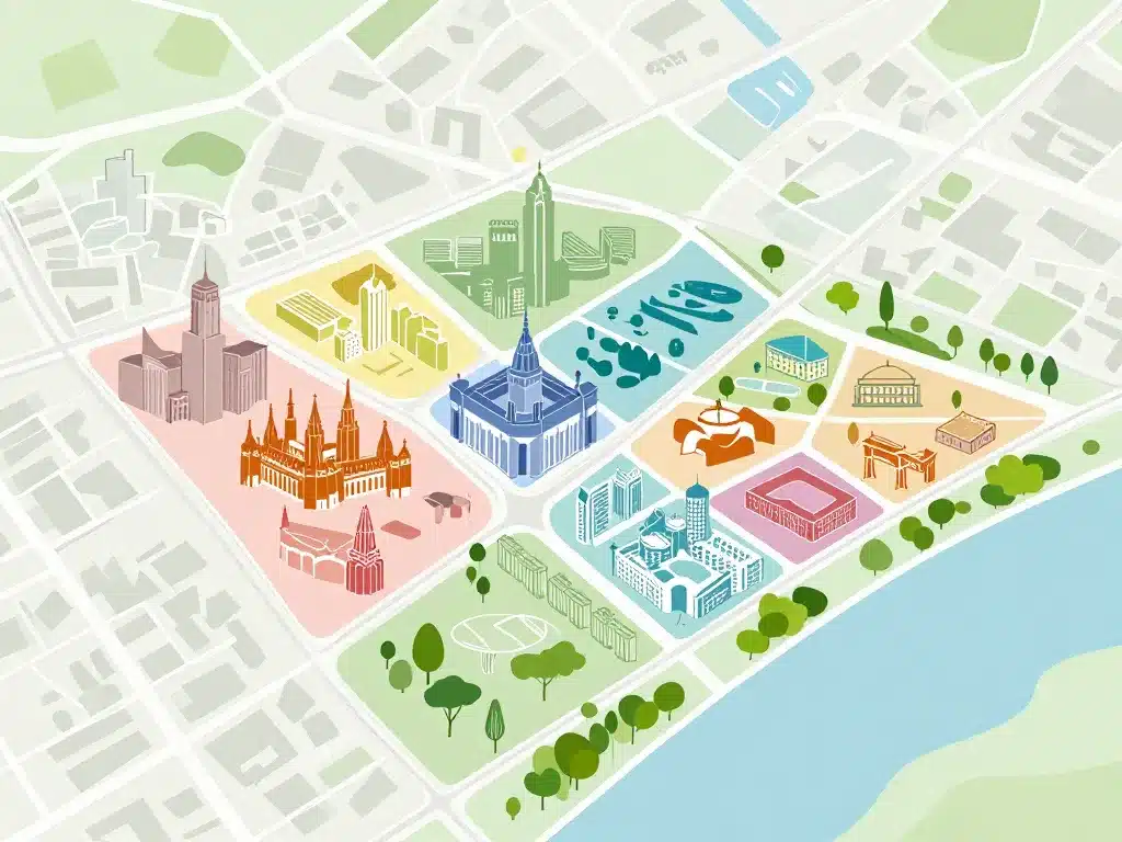 hotel villefranche sur saone carte quartiers