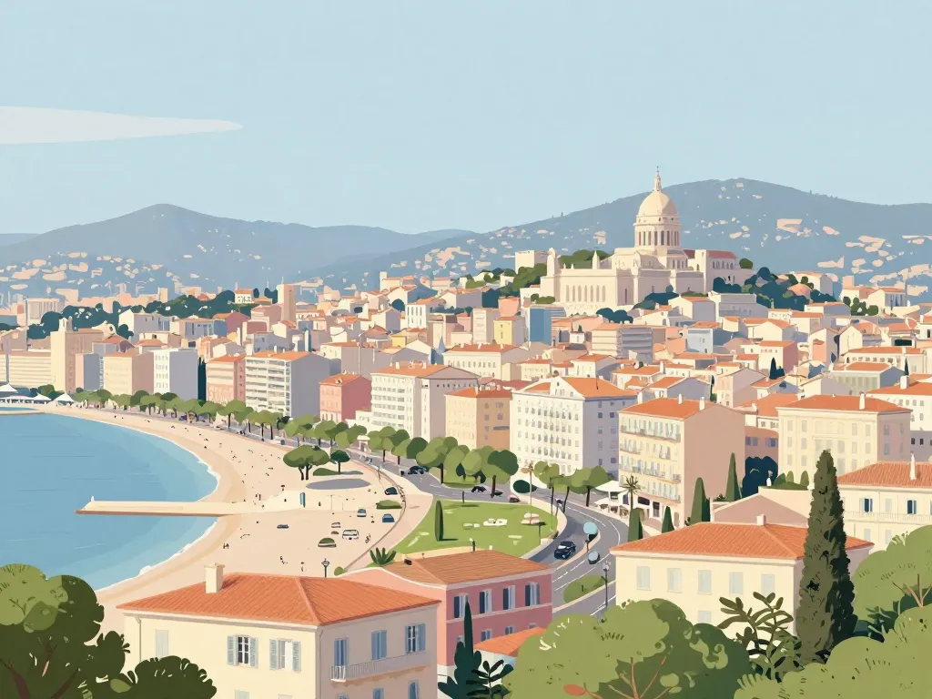 vue sud marseille arrondissements littoral collines