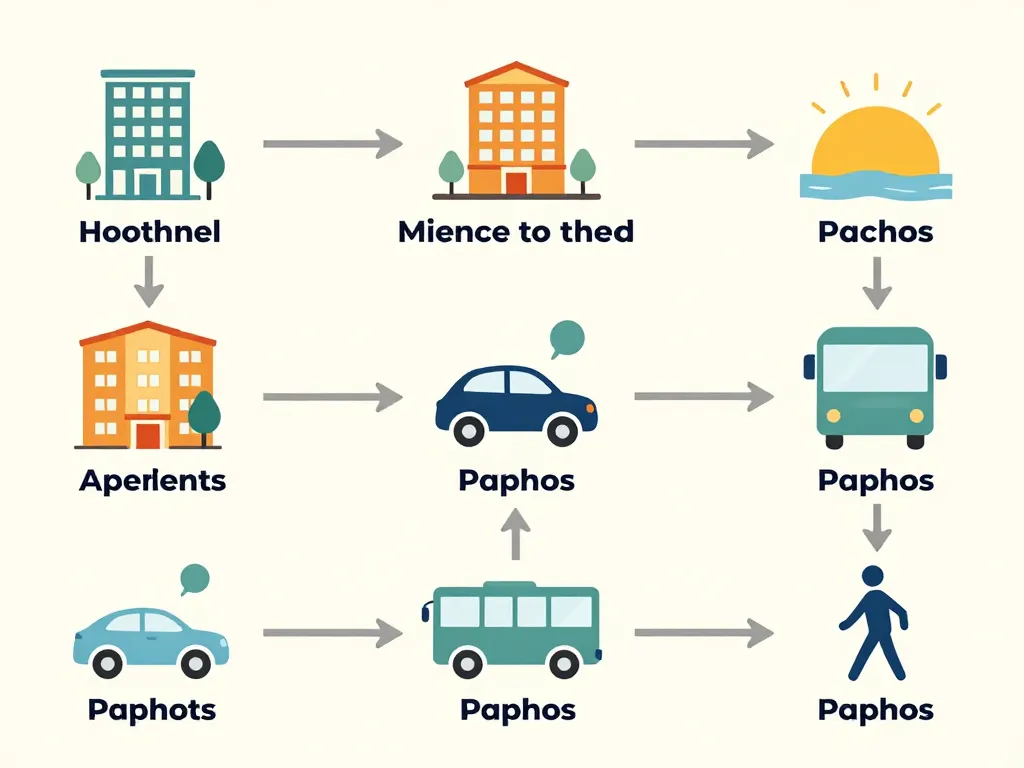 Hébergements et transports à Paphos pour séjour