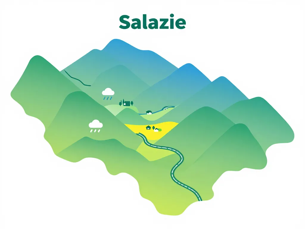 Schéma conceptuel Salazie localisation cirque routes villages