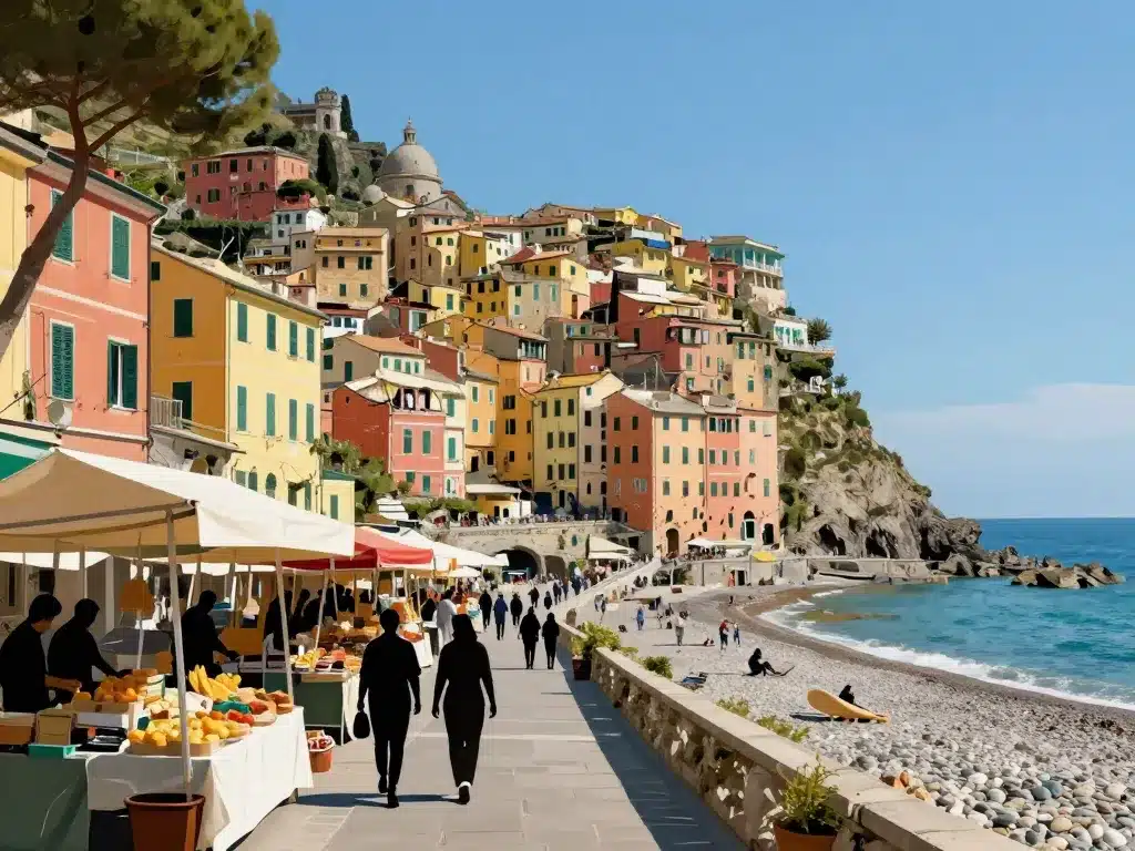 exploration vieille ville mer marché vintimille