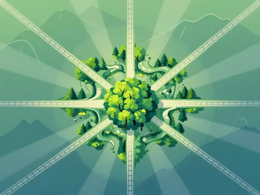 vizzavona carrefour forêt montagne Corse