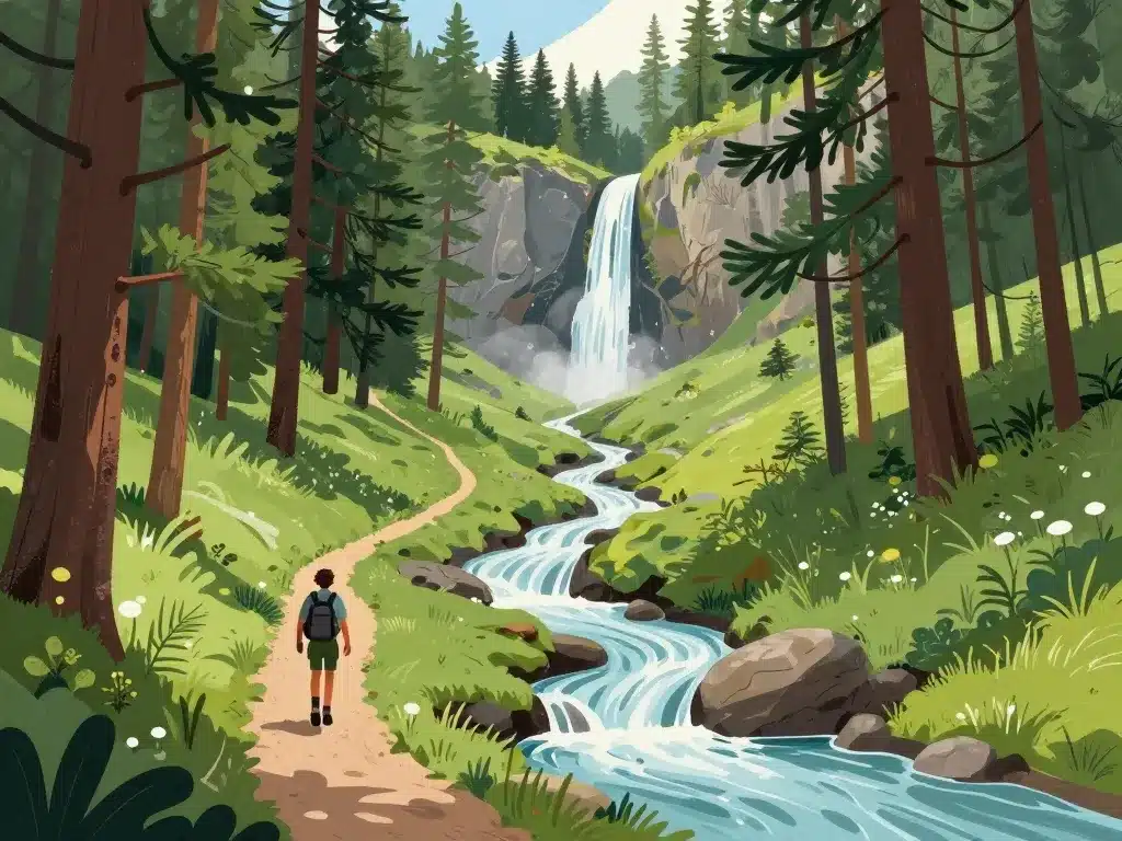 vizzavona cascade anglais forêt randonnée