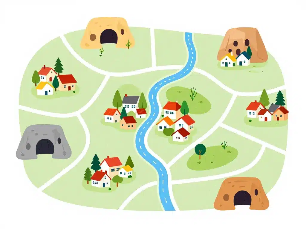 Carte ardeche incontournables villages gorges attractions