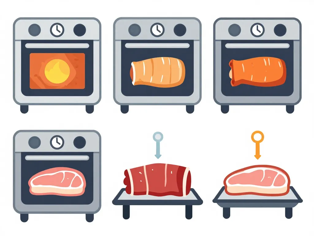 Temps cuisson rôti de porc selon type de four et poids