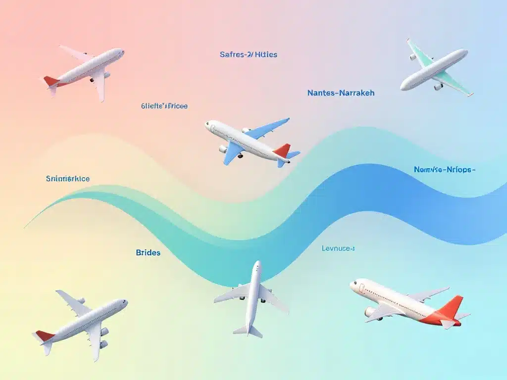 vol nantes marrakech comparatif prix compagnies