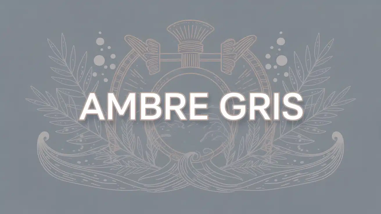 Illustration vectorielle ambre gris cachalot vagues parfum