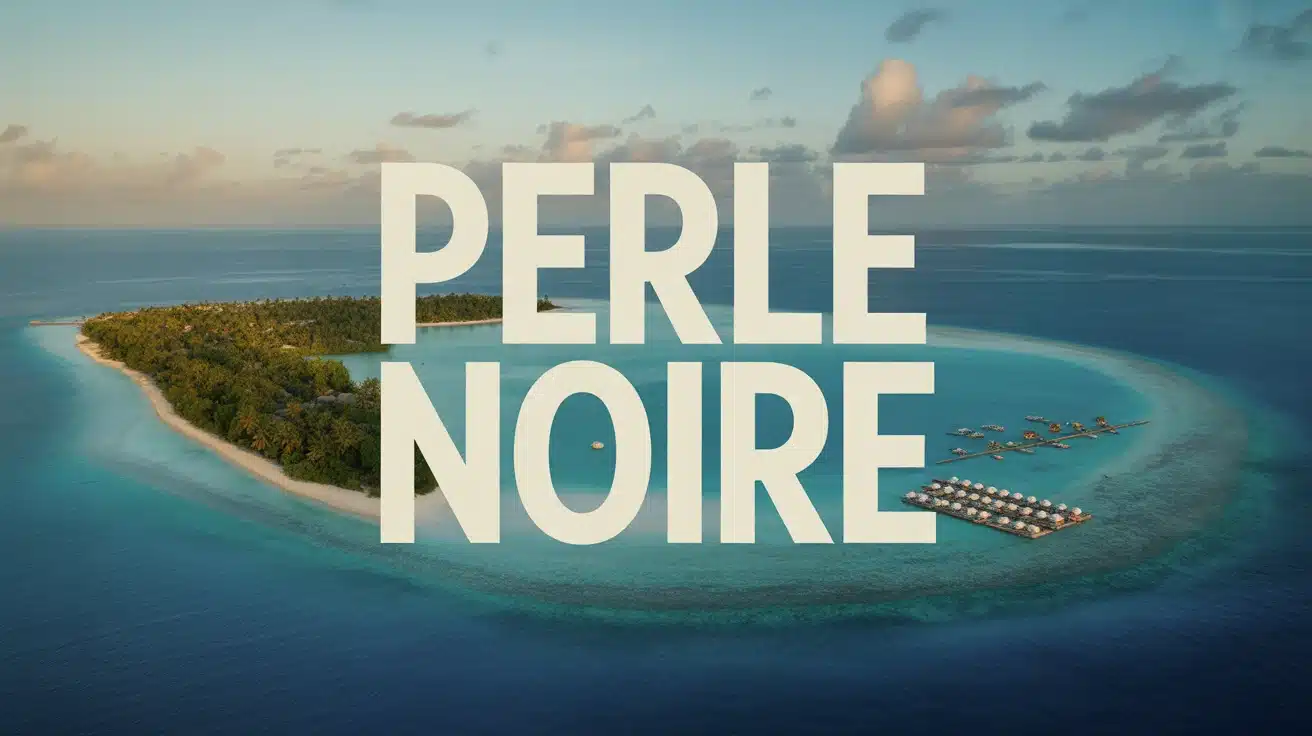 atoll ahe avec lagon turquoise et perle noire