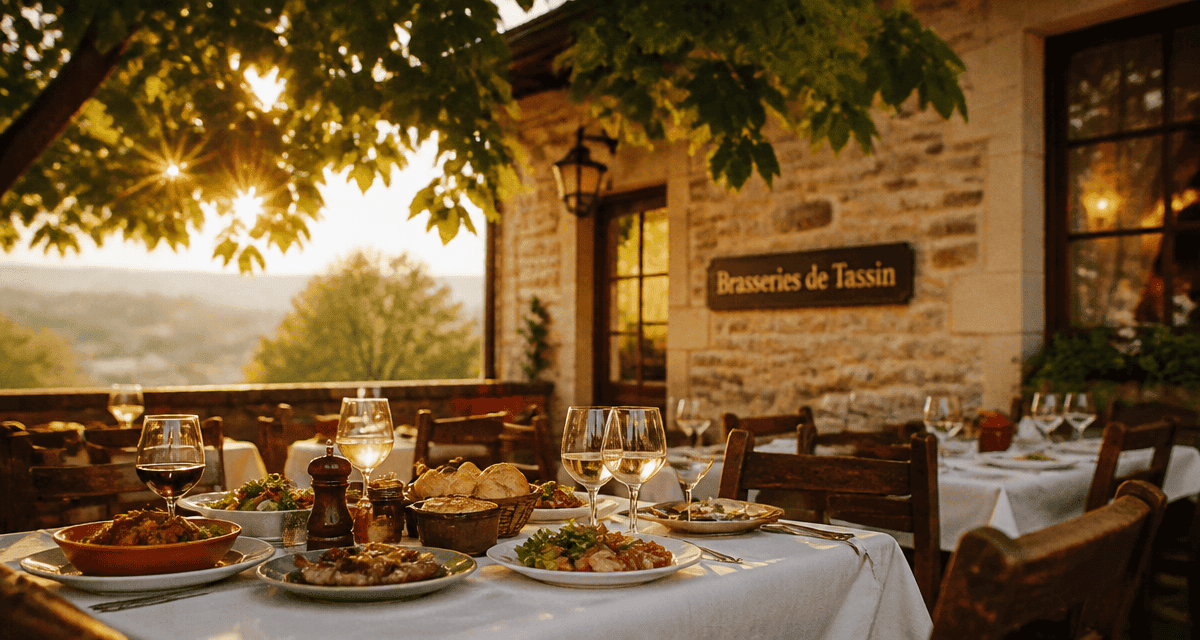 terrasse brasserie tassin ambiance chaleureuse