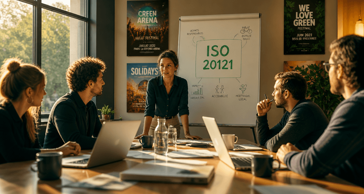 réunion équipe certification iso 20121