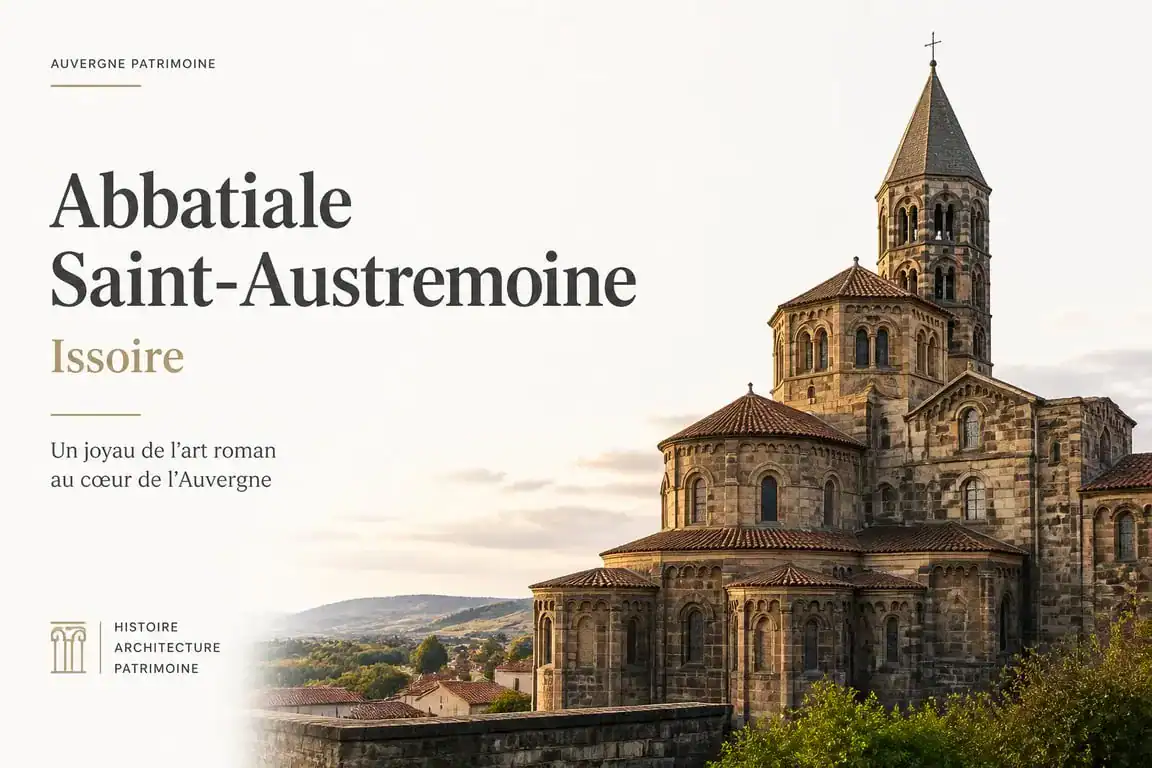 Abbatiale Saint-Austremoine, monument historique incontournable lors d'un séjour à Issoire