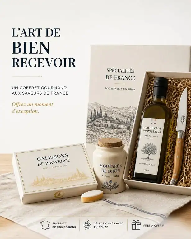 Coffret cadeau de spécialités françaises à offrir