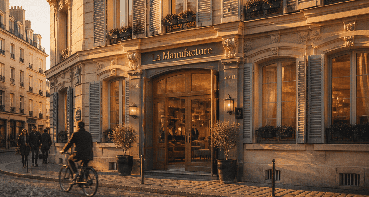 façade hotel la manufacture paris