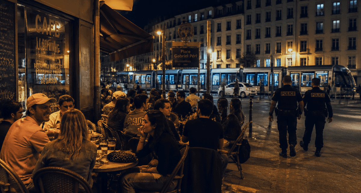 la guillotière lyon dangereux terrasse café police