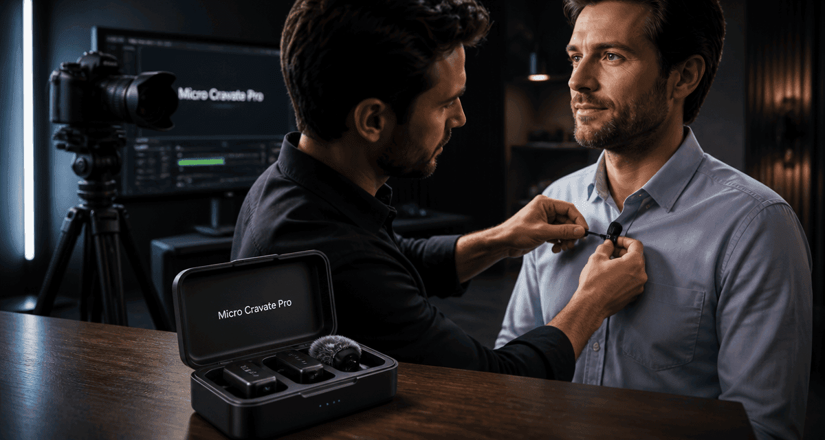 micro cravate sans fil professionnel sur chemise