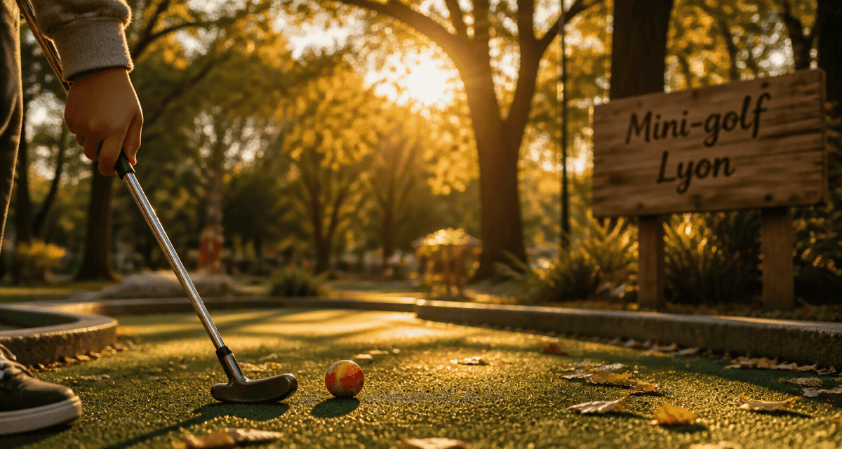 mini golf lyon enfant parc tête d'or
