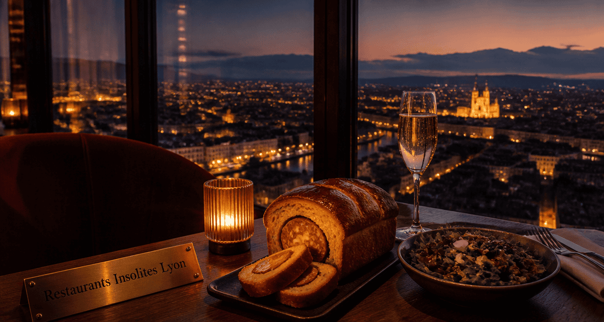 restaurant insolite lyon table vue panoramique