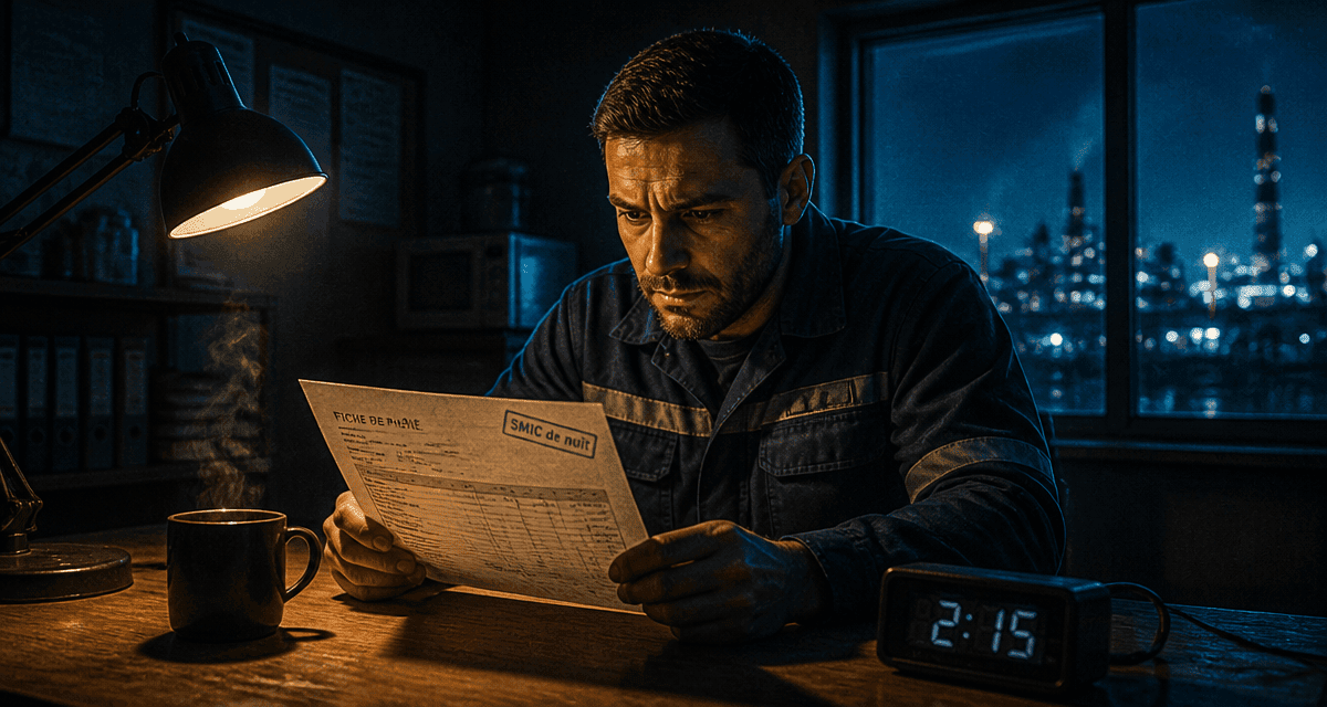 smic horaire nuit fiche de paie