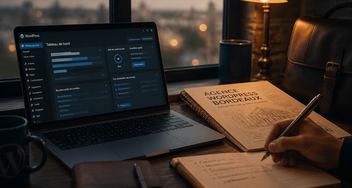 Agence wordpress bordeaux sur un bureau, critères de sélection