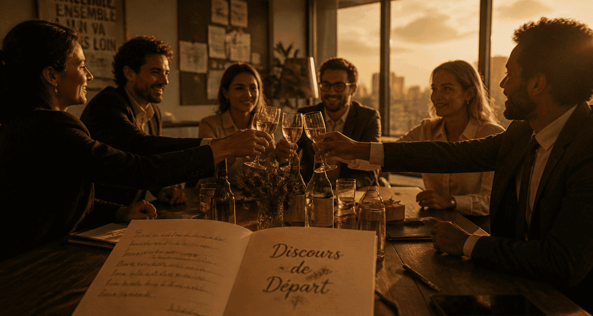 discours depart retraite collègues réunis