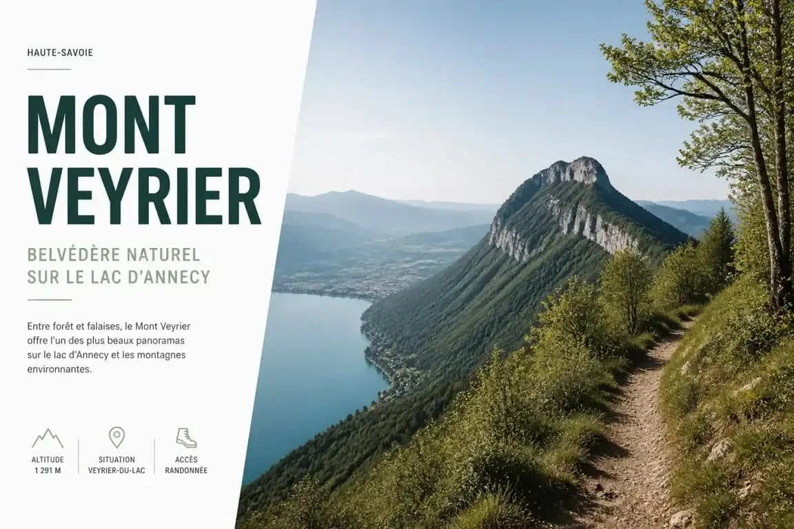 Parking Pré Vernet et départ de randonnée vers le Mont Veyrier