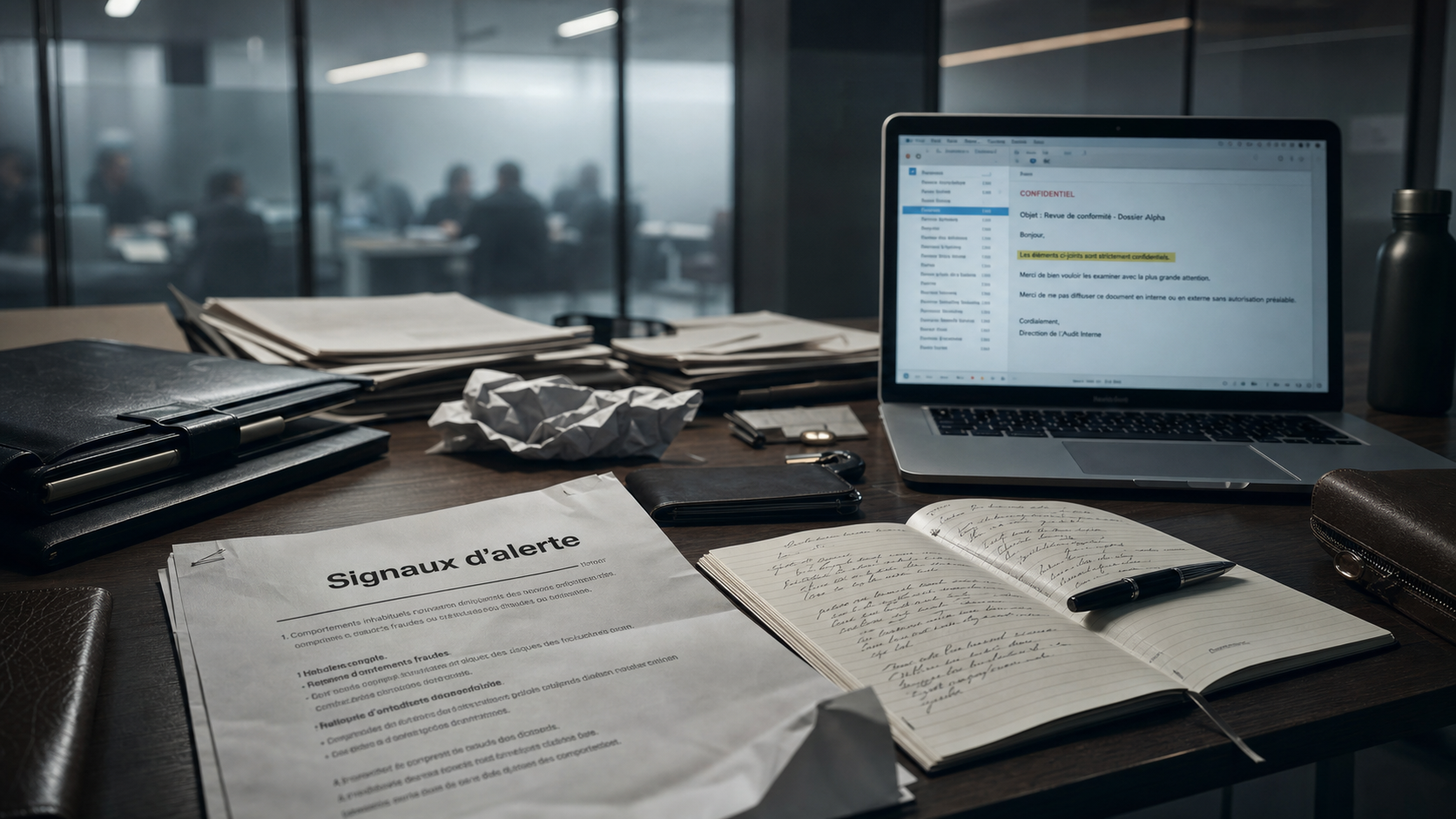 Management toxique exemple : signaux d’alerte en réunion, dossiers et email confidentiel