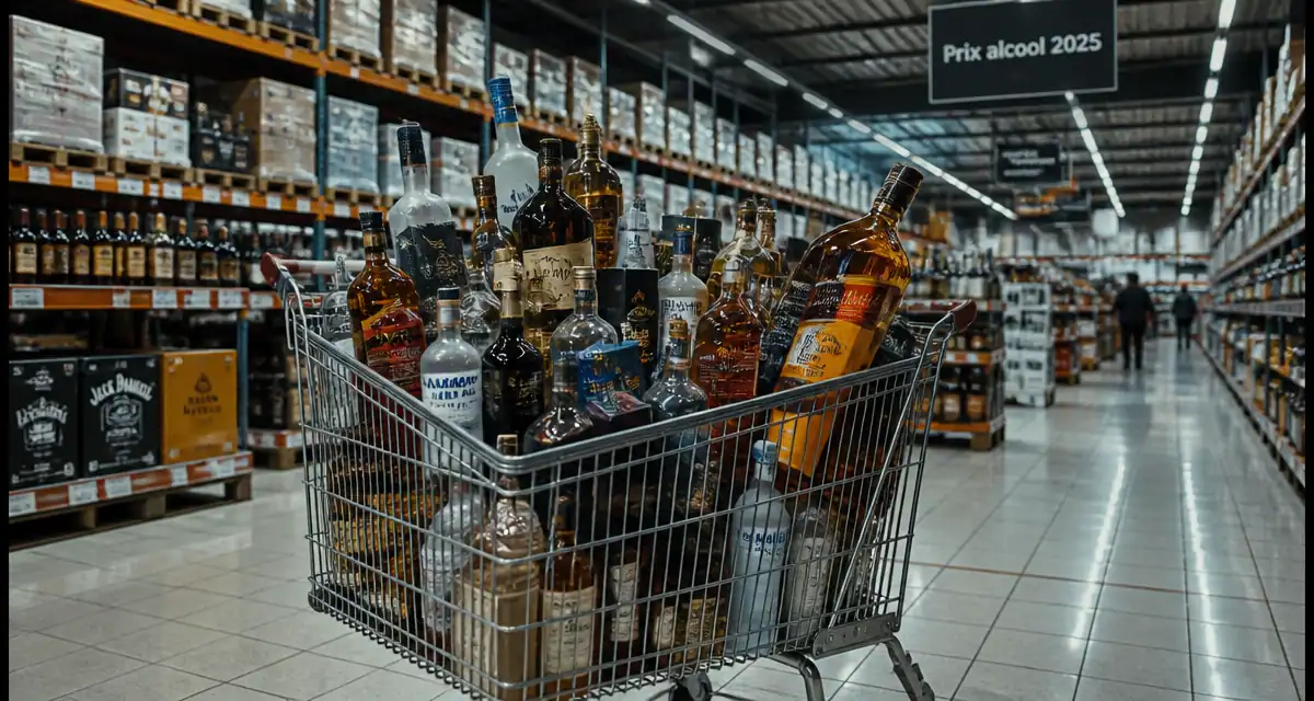 prix alcool jonquera 2025 chariot bouteilles