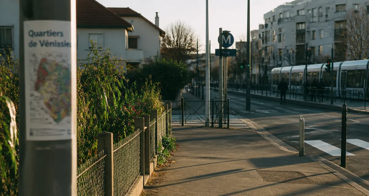 Quartier venissieux : prix et services, tram et métro, façades et trottoirs