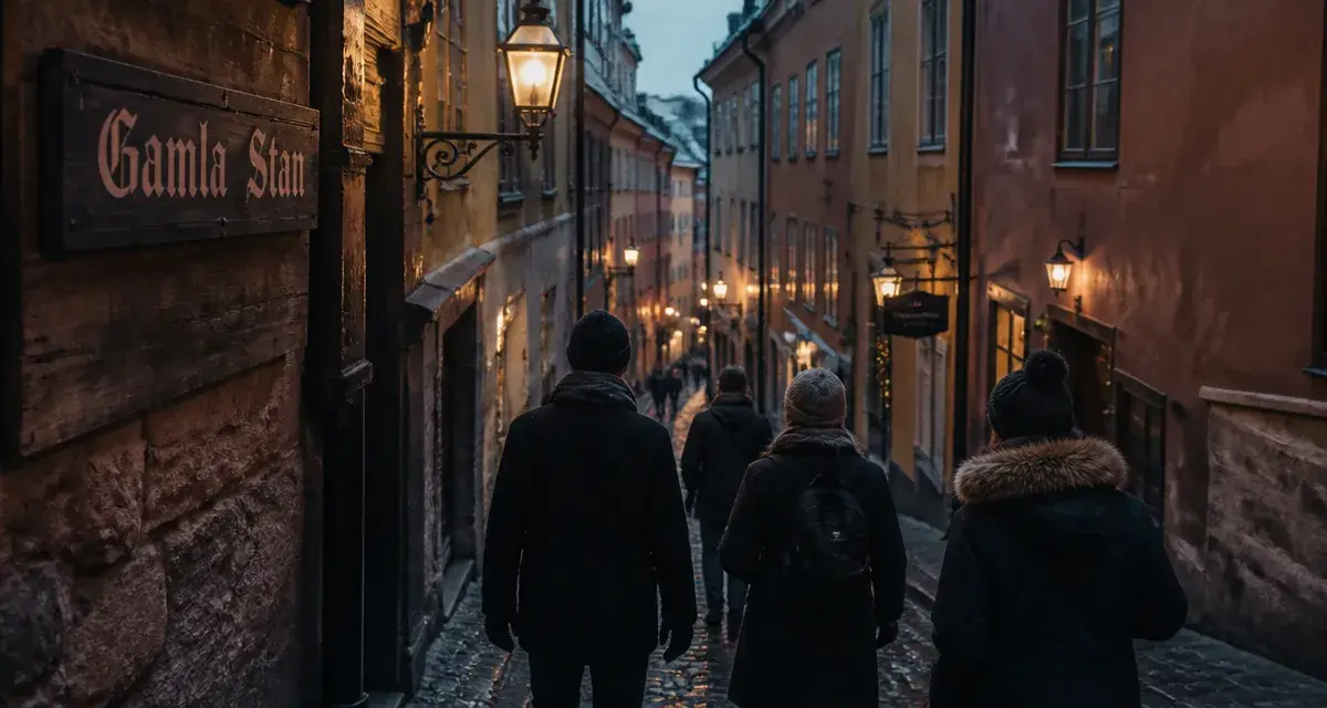 Stockholm 3 jours : Gamla Stan à l’aube, ruelles et pavés