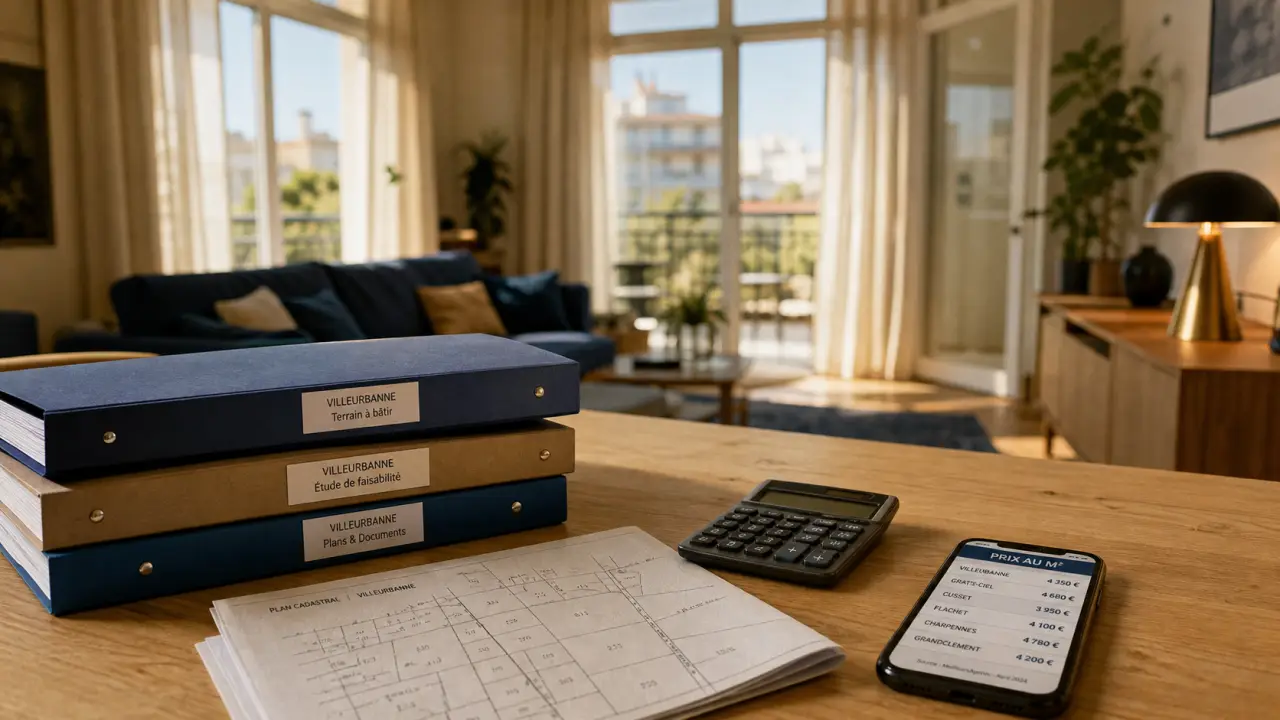 Achat appartement villeurbanne, vue salon, prix au m²