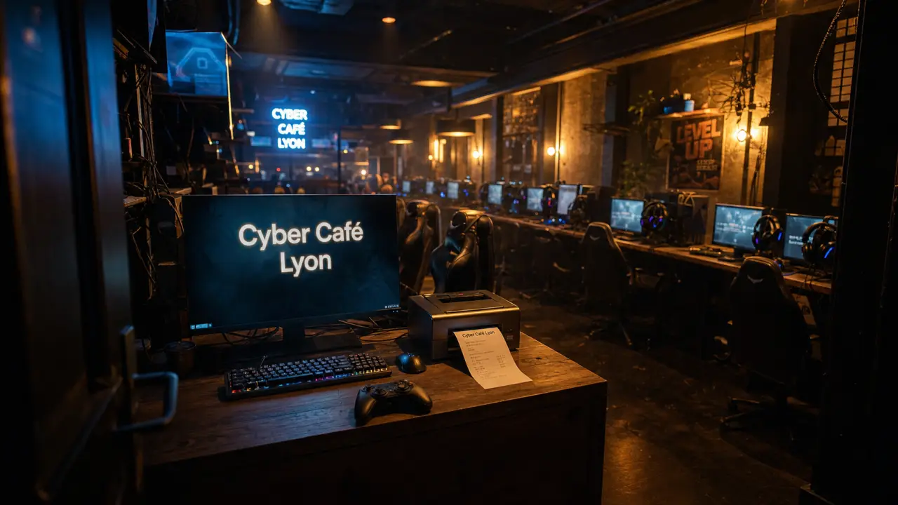 Cyber café lyon : PC gaming, impression et fibre