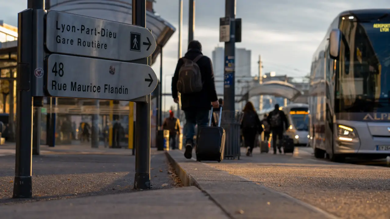 Lyon Part-Dieu bus station : gare routière et accès, Lyon-Part-Dieu.