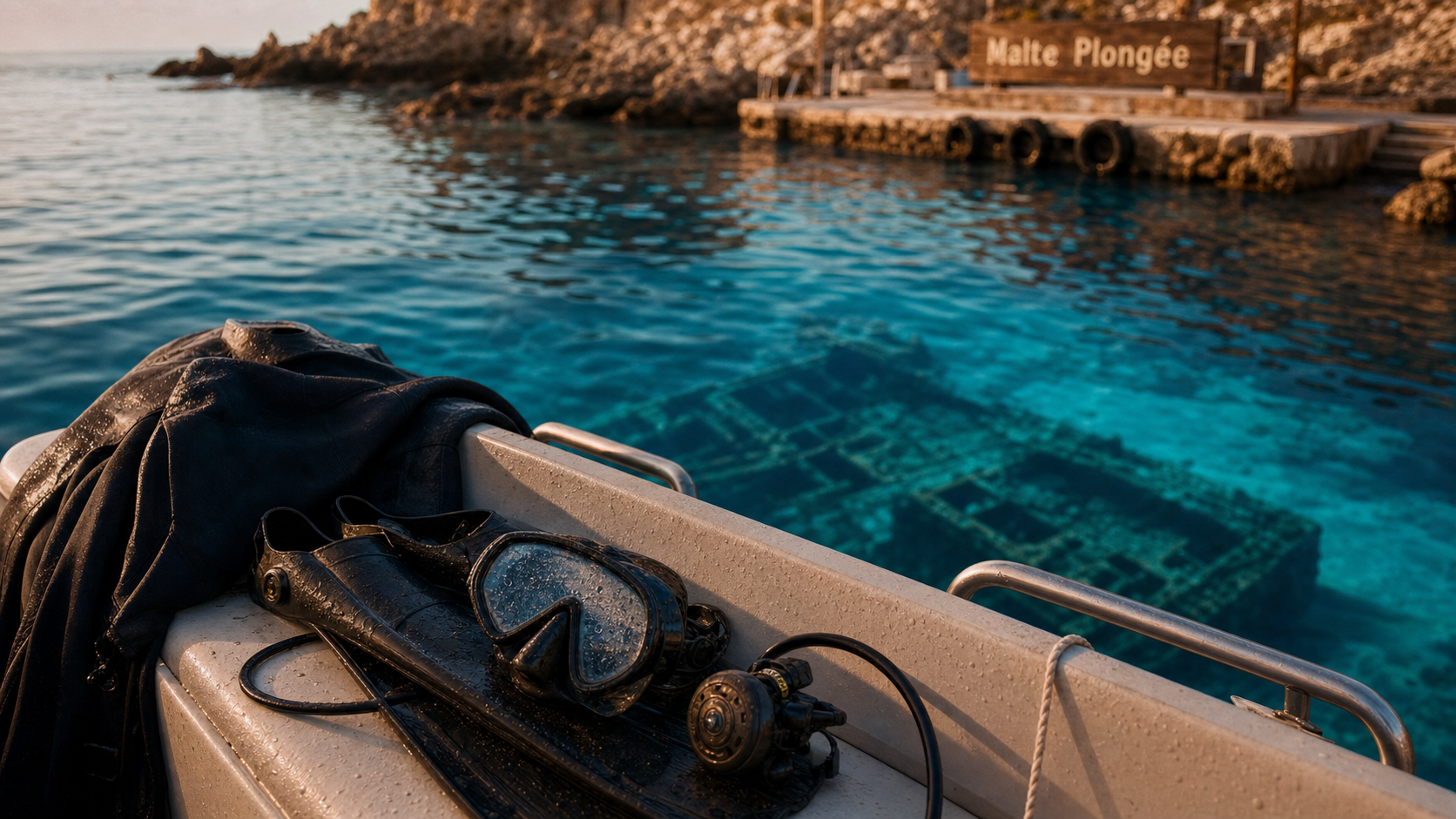Malte plongée : épave dans l’eau turquoise, grottes et sites de plongée