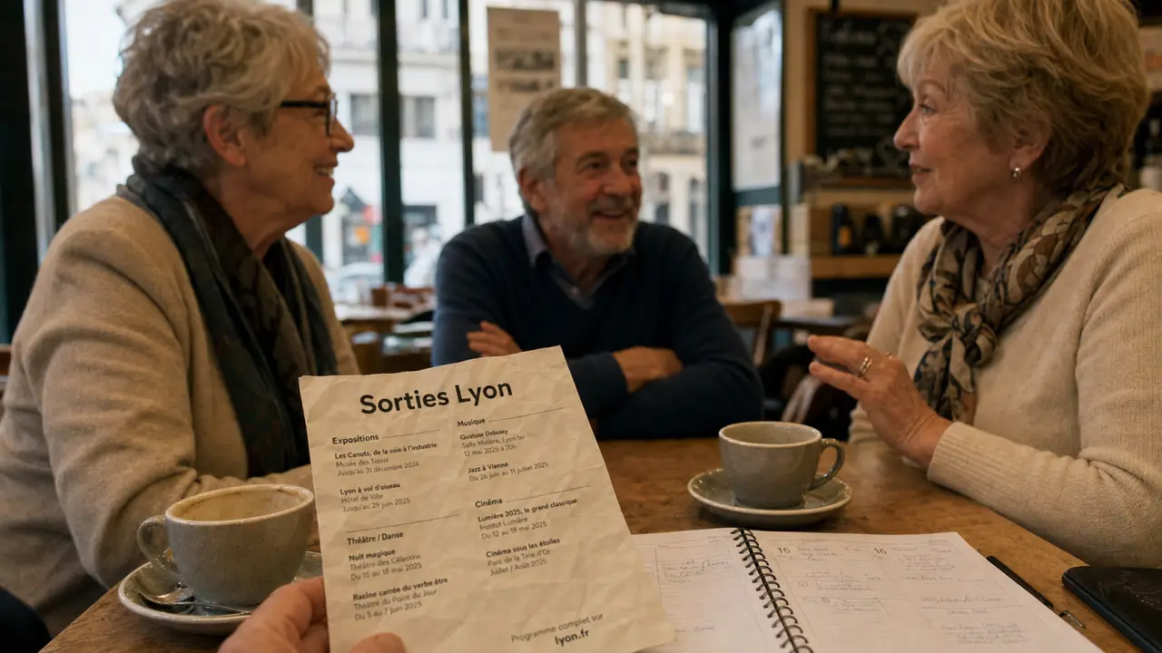 Quintonic Lyon activités: seniors en café, balade et loisirs