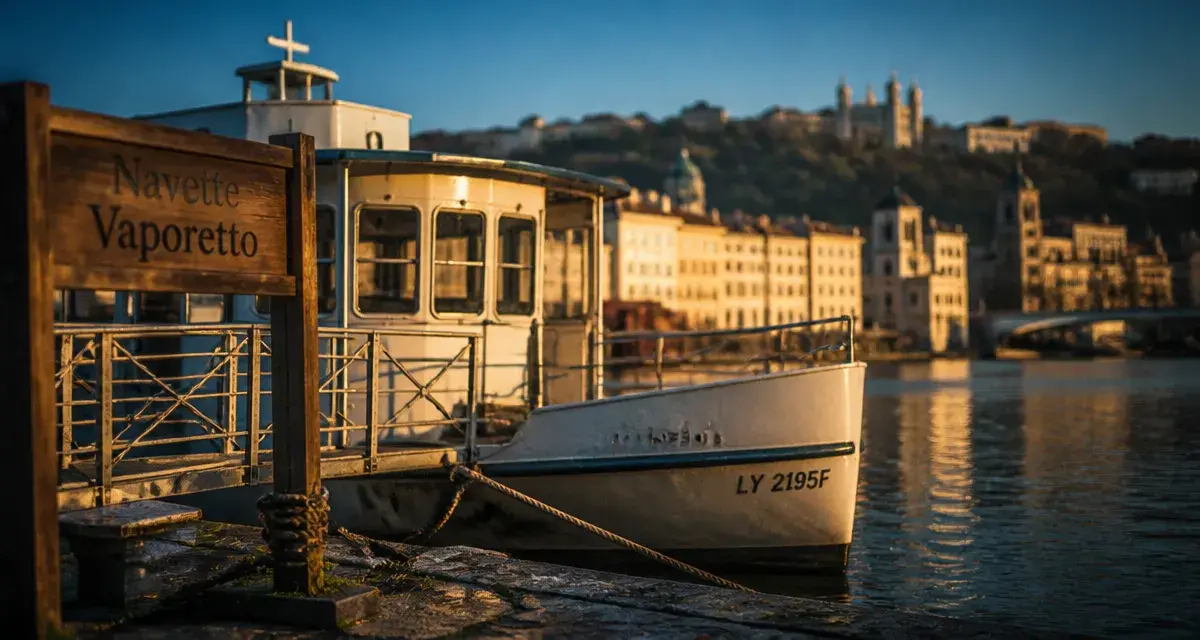 Vaporetto lyon sur la Saône, navette