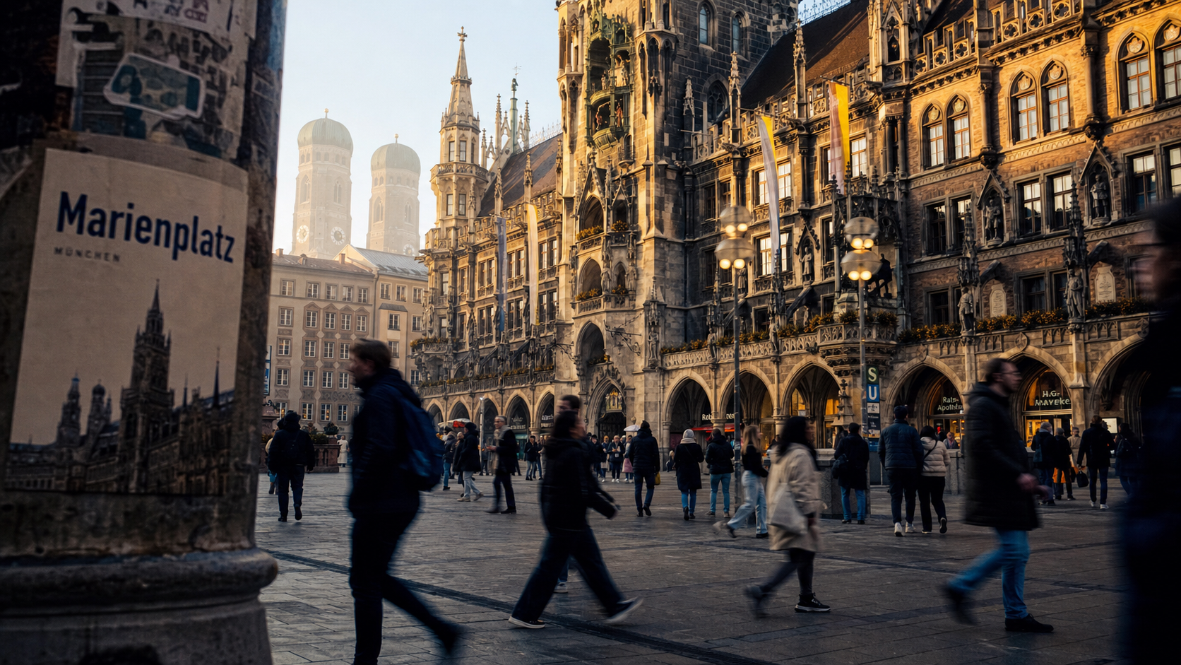 Visiter Munich en 1 jour à Marienplatz, Nouvel Hôtel de Ville et Frauenkirche
