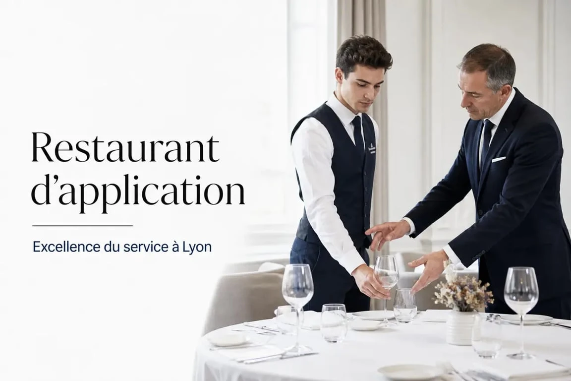 Restaurant Vatel Lyon : service encadré par des étudiants et formateurs