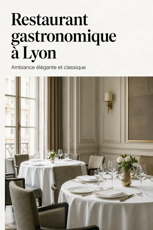 Restaurant Vatel Lyon : salle gastronomique élégante dans la presqu’île lyonnaise