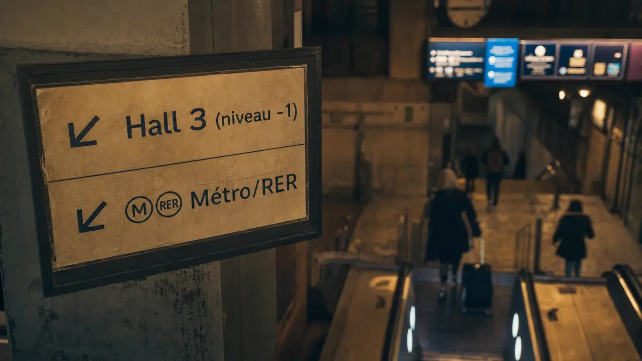 Gare de Lyon plan des sorties vers métro RER bus et train