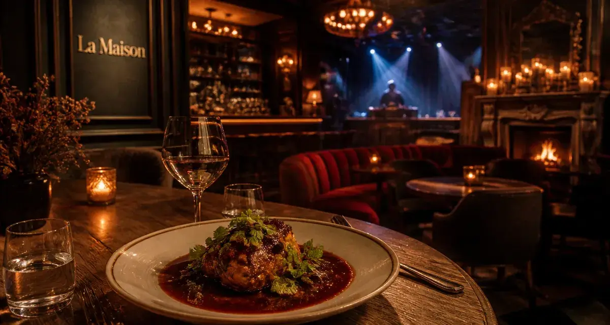 Restaurant la maison lyon : dîner chic et ambiance club lounge