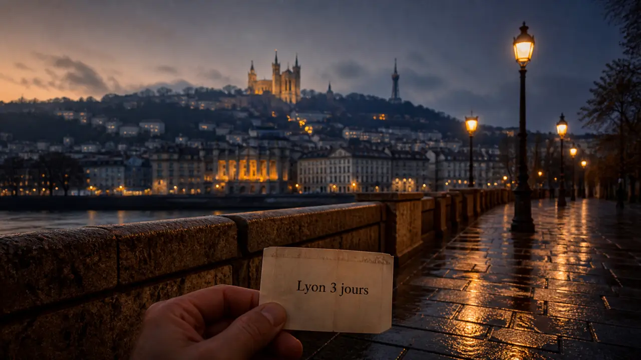 Séjour lyon 3 jours : Vieux Lyon et Fourvière depuis les quais, vue sur la basilique