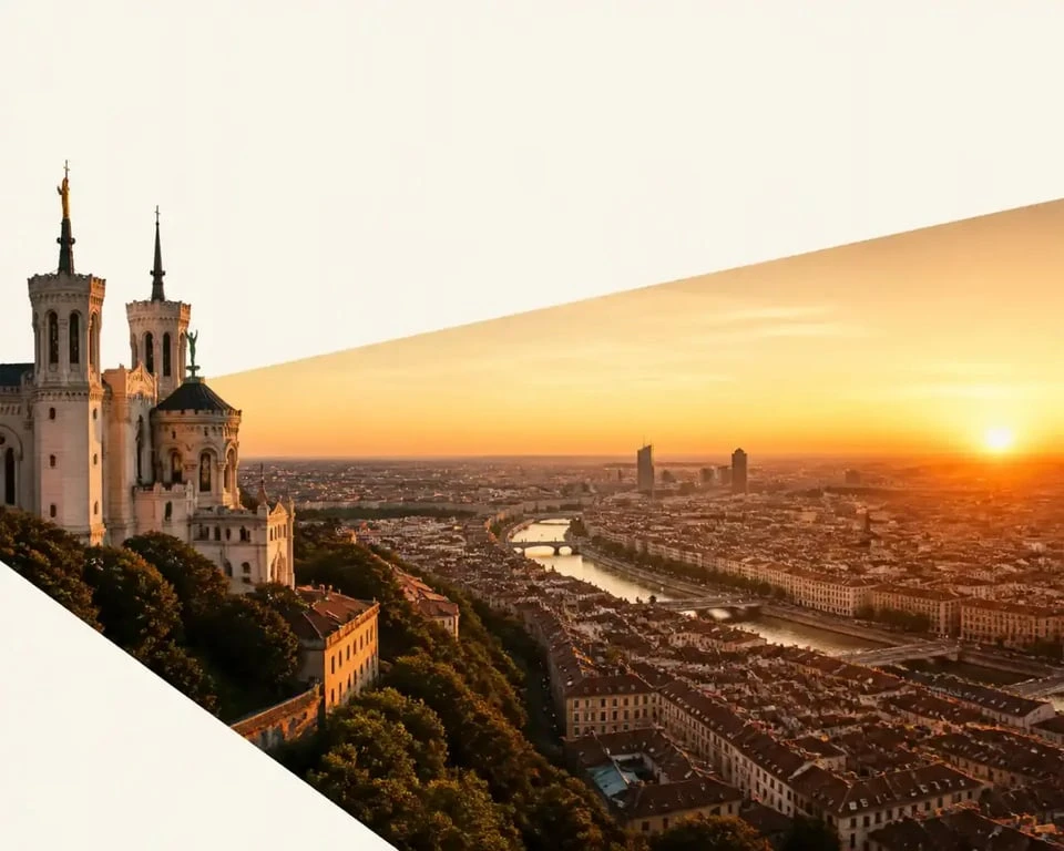 Vue de Lyon pour préparer un séjour à Lyon dernière minute depuis Fourvière