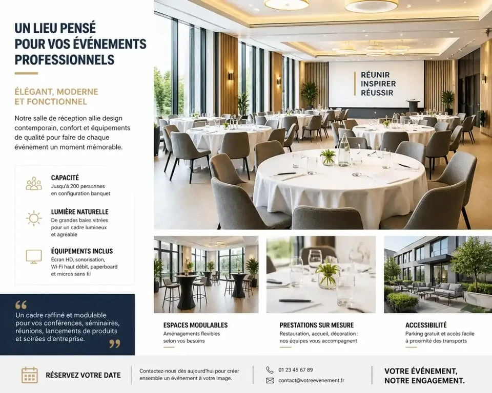 Location de salle à Sainte-Foy-lès-Lyon pour événement professionnel