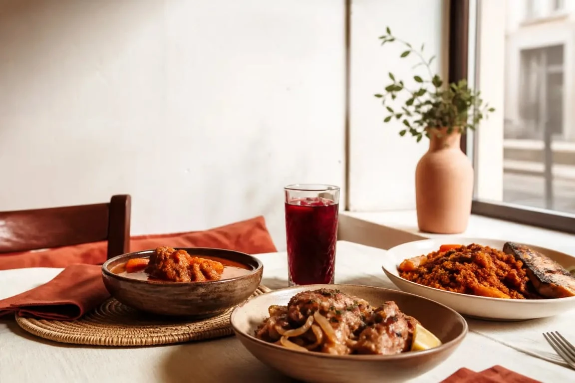 lyon dakar restaurant : table de spécialités sénégalaises dans une ambiance chaleureuse à Lyon