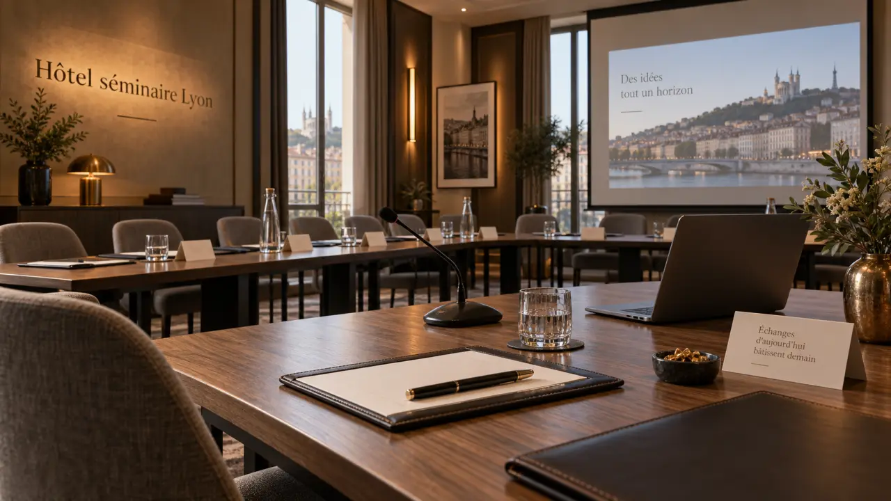 Hotel séminaire lyon : salle de réunion