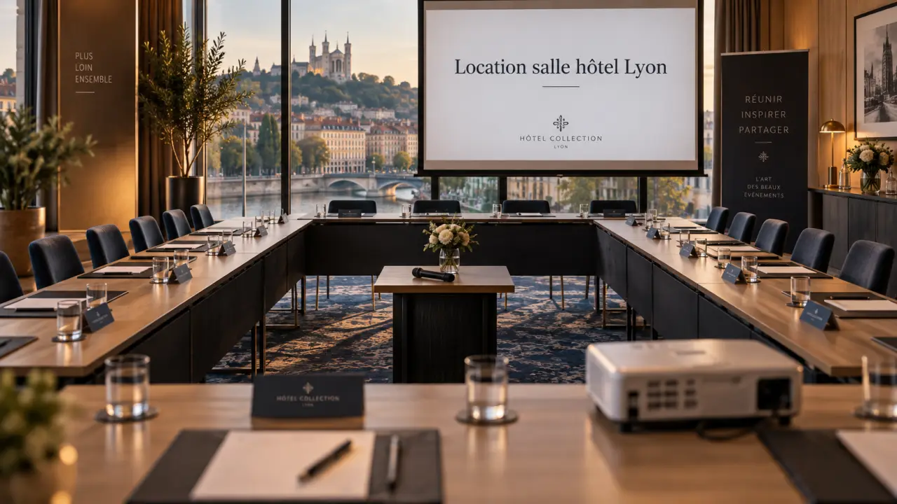 Location salle hotel lyon : salle séminaire à l’hôtel