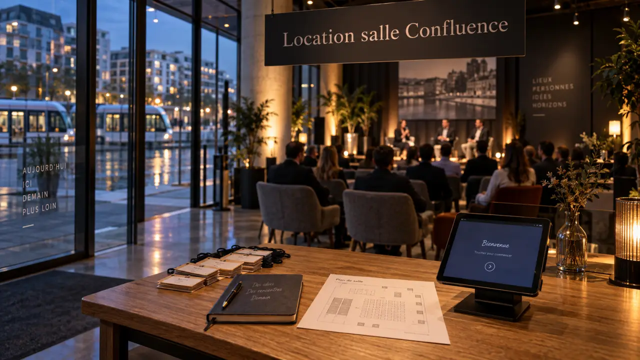 Location salle Lyon Confluence : hall contemporain pour votre événement